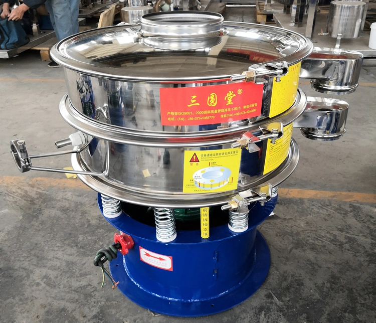 Grain Powder Sieve Machine Circular Vibro Sifter Shaker Separator Rotary Vibrating Screen