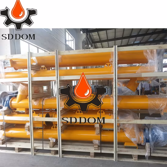 Transportador de parafuso espiral de aço inoxidável da fábrica do transporte do cimento do eixo helicoidal