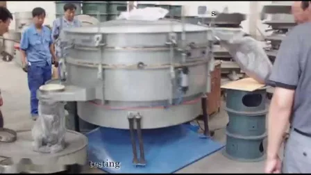 Tela rotativa do copo químico de grande saída para peneirar pó de metal