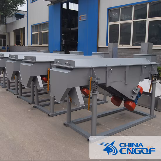 Tela vibratória linear da máquina de vibração industrial de alta frequência da peneira